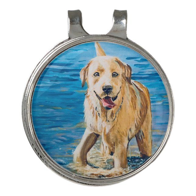 Lab Love Golf Hat Clip (Front)