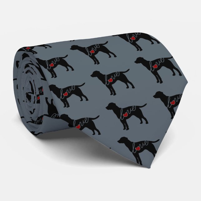 Lab Love Neck Tie (Rolled)