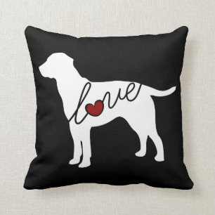 Lab Love Throw Pillow