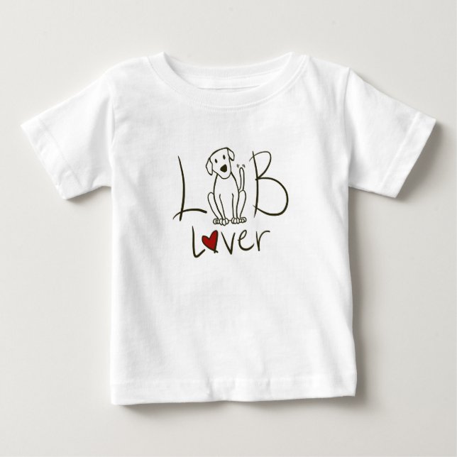 Lab Lover Baby Romper (Front)