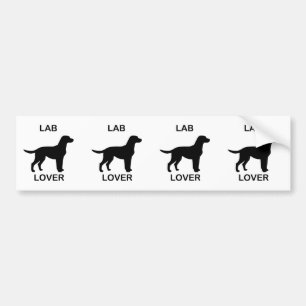 lab lover bumper sticker