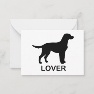 lab lover note card