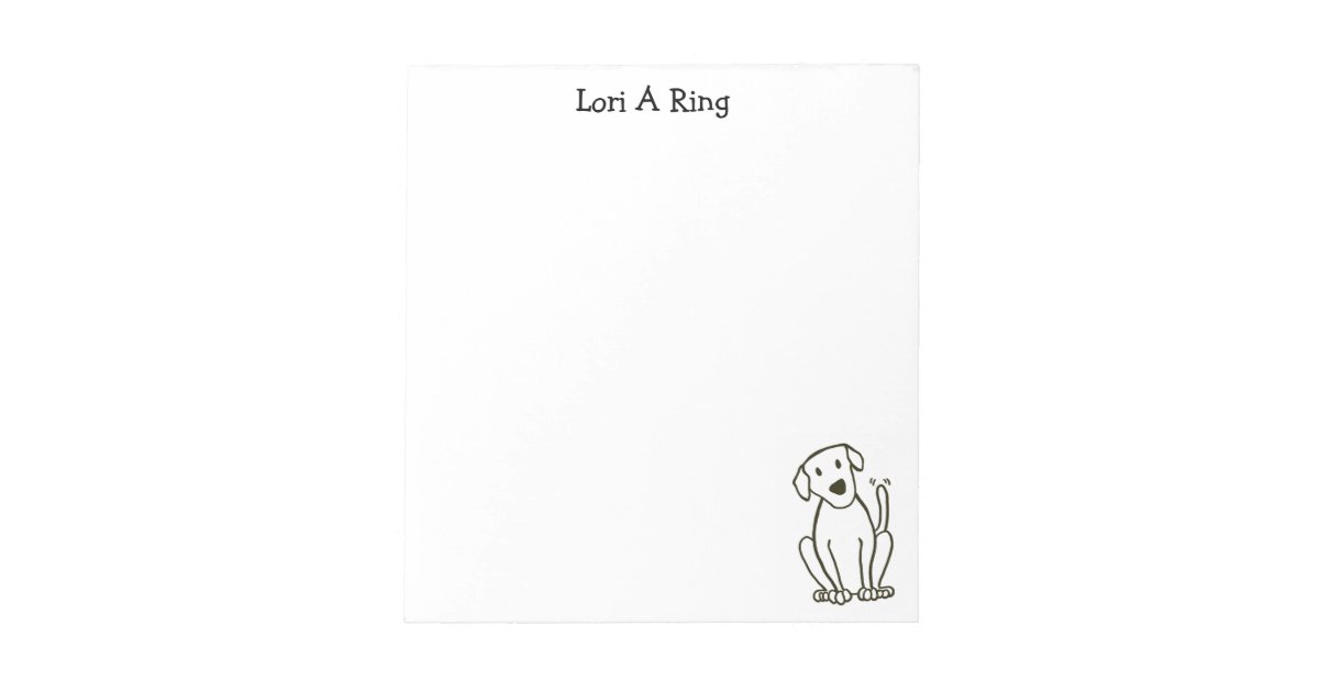 Lab Lover Personalized Notepad | Zazzle
