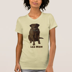 Lab Mom Chocolate Labrador Retriever T-Shirt