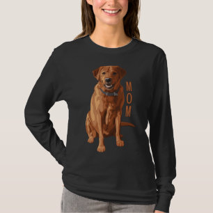 Lab Mom Fox Red Labrador Retriever Dog T-Shirt