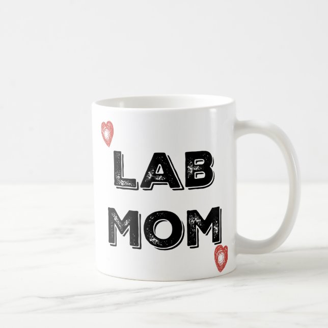 Lab Mom Mug - Yellow Labrador Retriever Gifts (Right)
