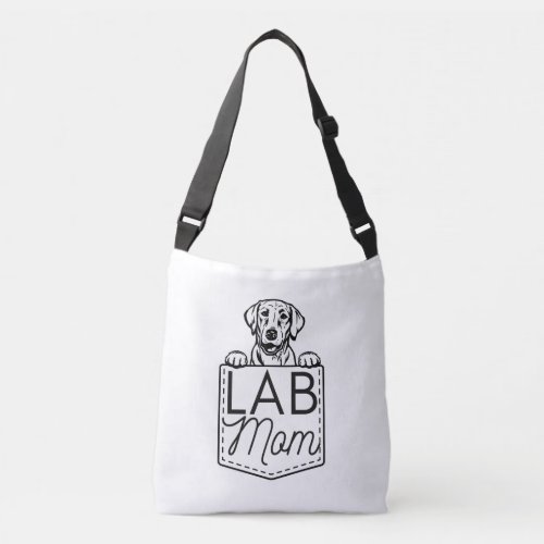 Lab Mom Peek_a_Boo Cross_Body Tote