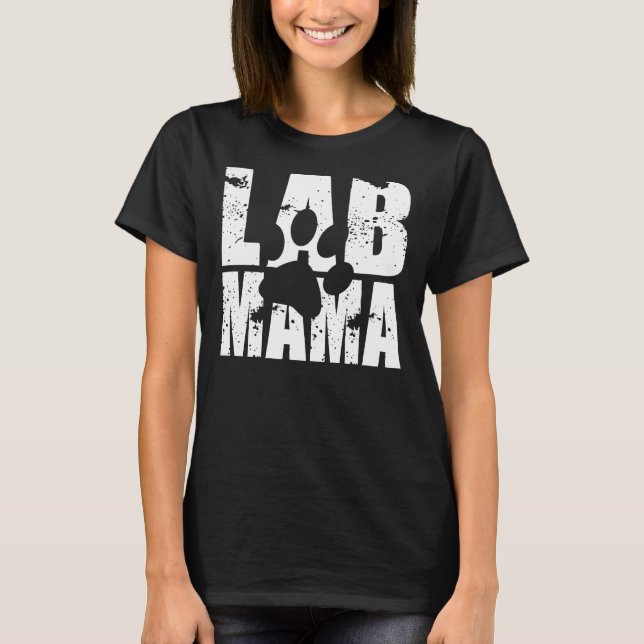 Lab Mom    T-Shirt (Front)