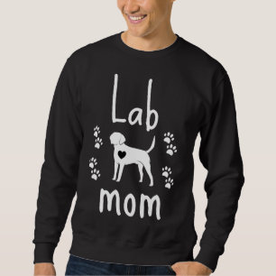 Lab Mom Vector Labrador Retriever Sweatshirt