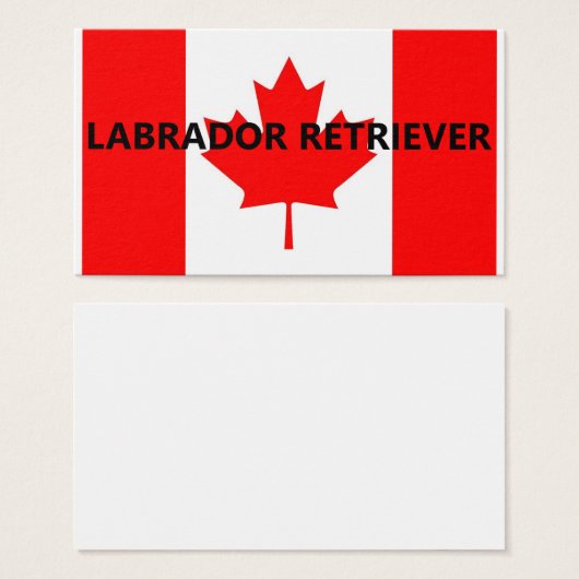 lab name Canadian-Flag (Front & Back)