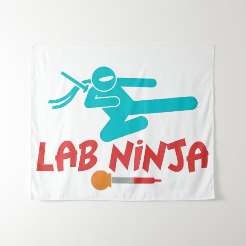 LAB NINJA _ MEDICAL LAB SCIENTIST TAPESTRY