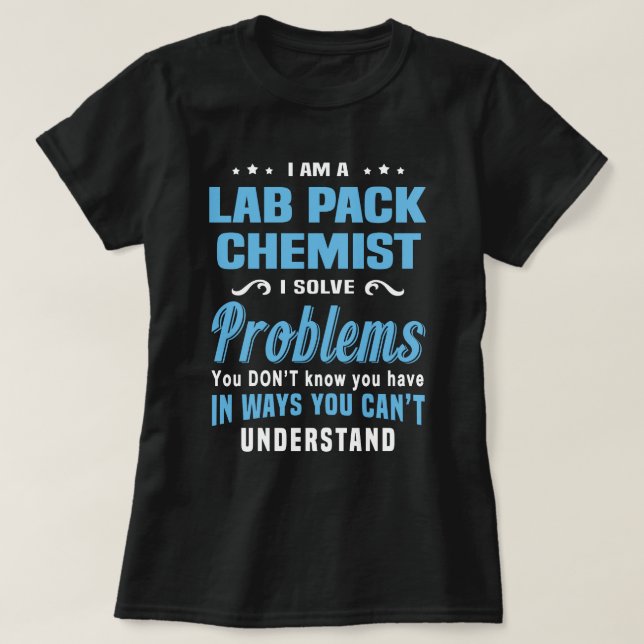 Lab Pack Chemist T-Shirt (Design Front)