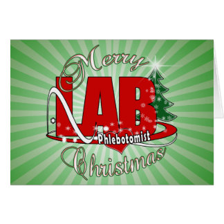 LAB PHLEBOTOMIST CHRISTMAS CARDS