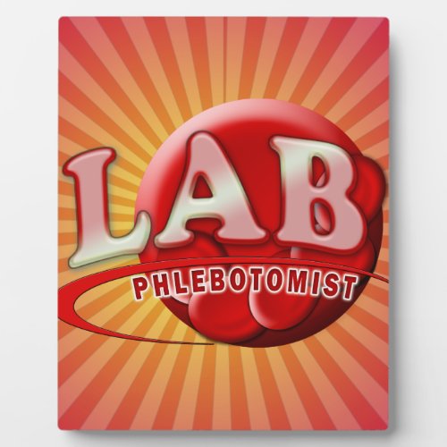 LAB PHLEBOTOMIST RBC LOGO PLAQUE