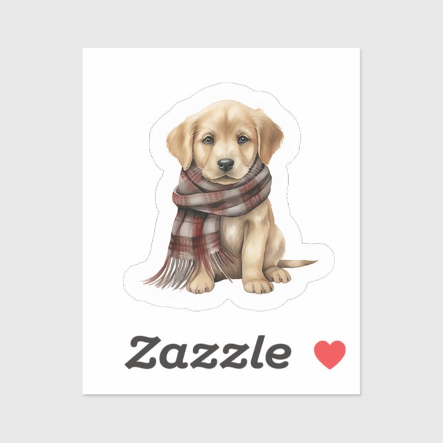 Lab Puppy Sticker (Sheet)