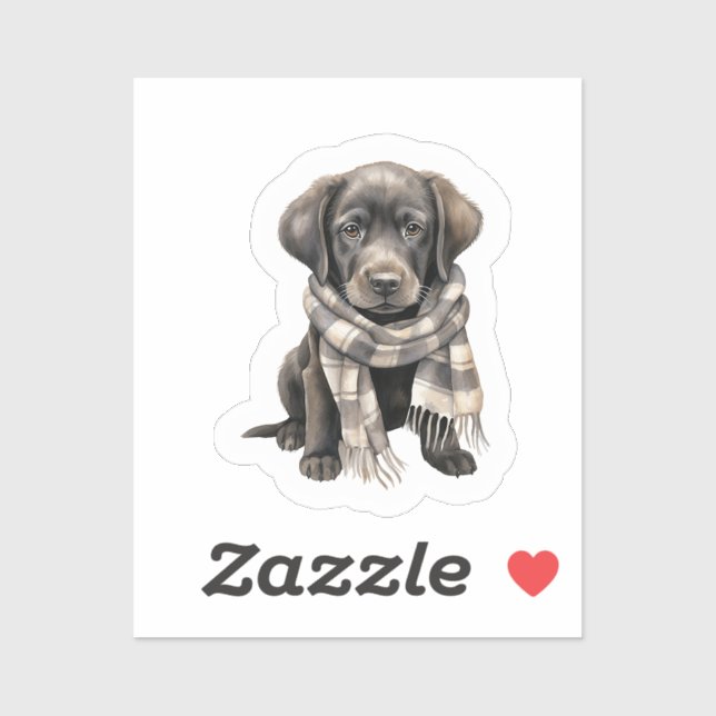 Lab Puppy Sticker  (Sheet)