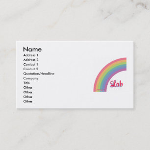 Lab Rainbow Business Card