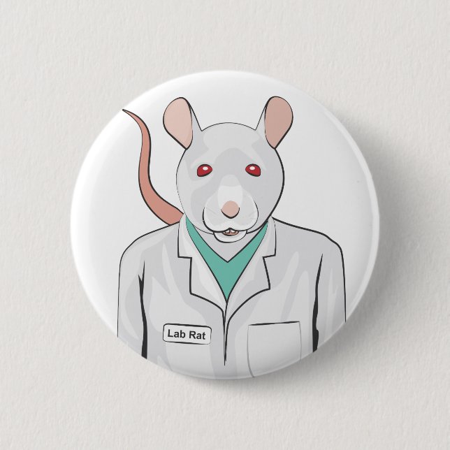 Lab Rat Button (Front)