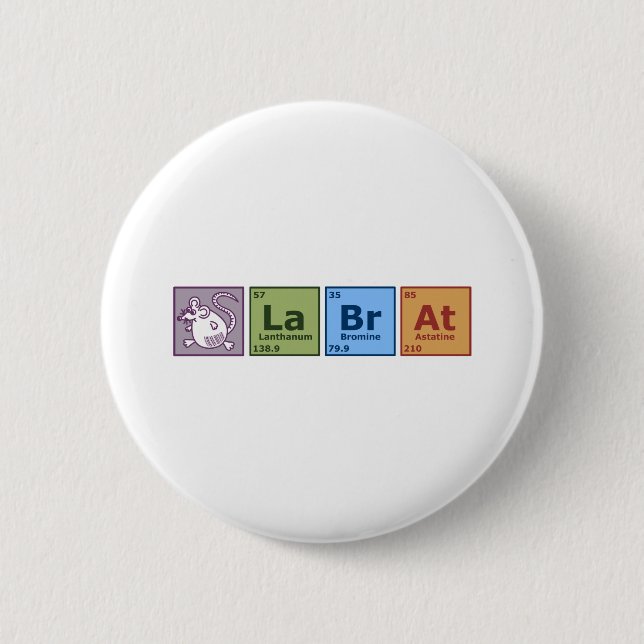Lab Rat Button (Front)