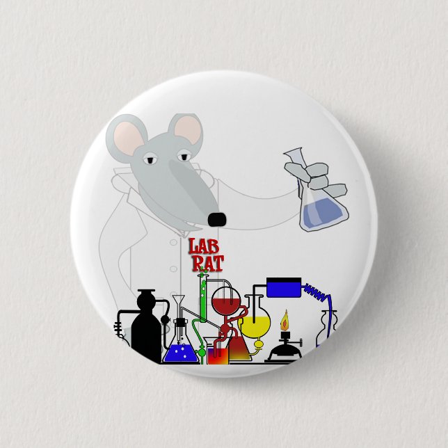 LAB RAT CHEMISTRY BUTTON (Front)