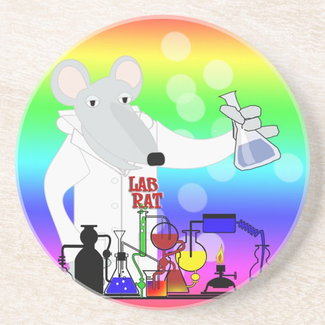 LAB RAT CHEMISTRY COASTER (Front)