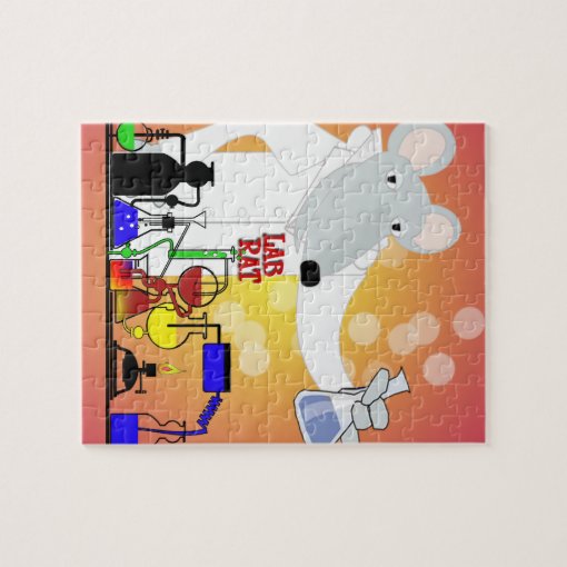 LAB RAT CHEMISTRY JIGSAW PUZZLE | Zazzle