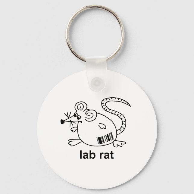 Lab Rat Keychain (Front)