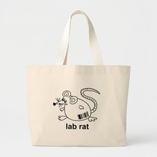Lab Rat Large Tote Bag