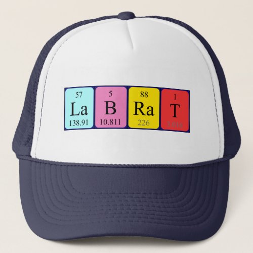 Lab Rat periodic table name hat