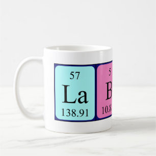 Lab Rat periodic table name mug