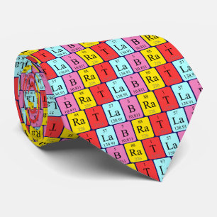 Lab Rat periodic table name tie