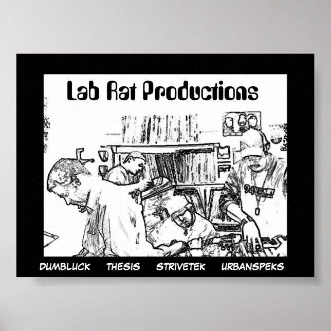 Lab Rat Productions Poster (Front)