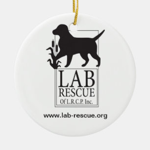 Lab Rescue of the LRCP Ceramic Ornament