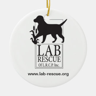 Lab Rescue of the LRCP Ceramic Ornament