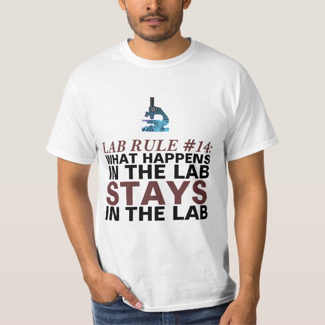 Lab Rules T-shirt (Front)