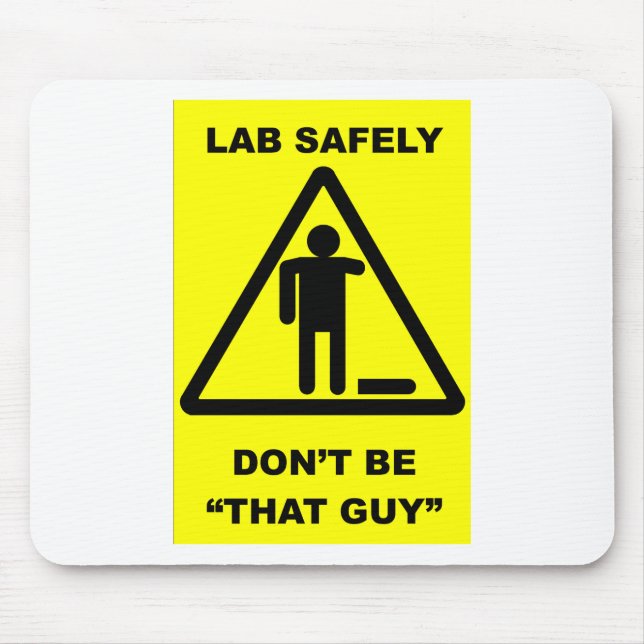 Lab Safety 1 Mouse Pad (Front)