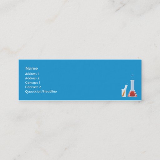 Customizable Lab - Skinny Business Cards