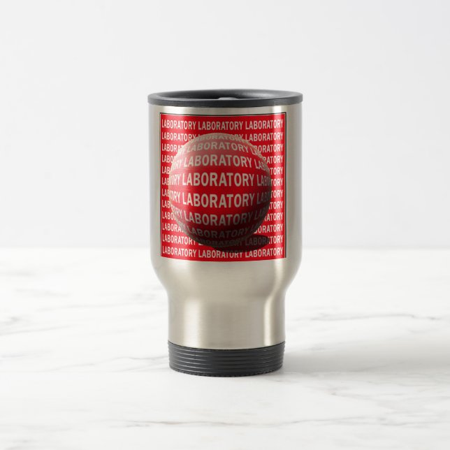 LAB SPHERE 'O BLOOD - LABORATORY LOGO TRAVEL MUG (Center)