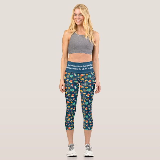 Lab Style: Customizable Scientist Leggings (Front)