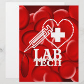 LAB TECH HEART SYRINGE LOGO (Front/Back)