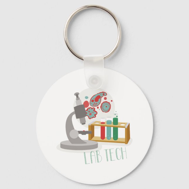 Lab Tech Keychain (Front)