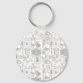 Lab Tech Keychain