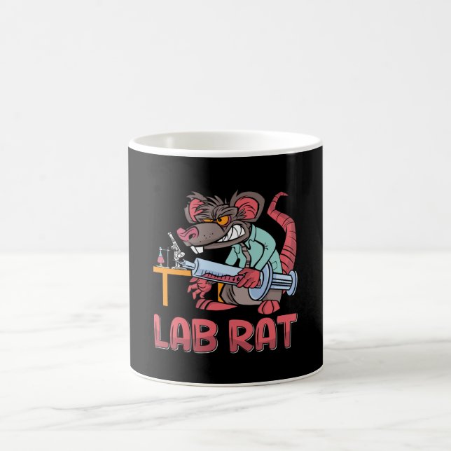 Lab Tech Lab Rat Laboratory Chemist Technician Coffee Mug (Center)