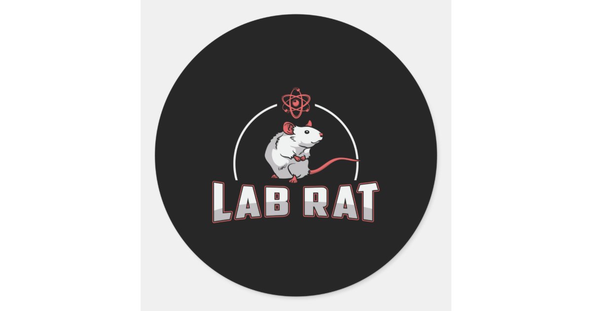 Lab Tech Lab Rat Laboratory Science Technician Classic Round Sticker ...