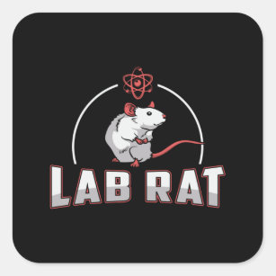 Lab Ratz Experiment 2 - Cartoon Rat - Sticker