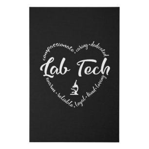Lab tech, Lab technician, Phlebotomist Faux Canvas Print