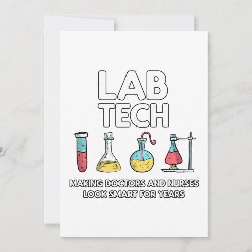 Lab Tech Laboratory Announcement