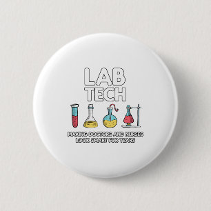 Lab Tech Laboratory Button