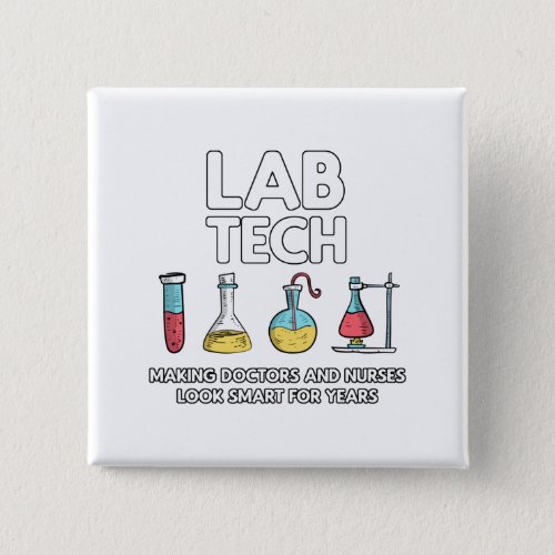 Lab Tech Laboratory Button