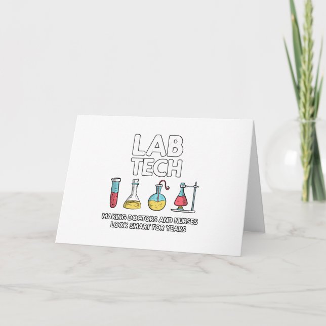 Lab Tech Laboratory Card (Front)